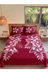 Hand Painted Rayon Bedsheet Set King Size Hand Painted Rayon Bedsheet Set King Size